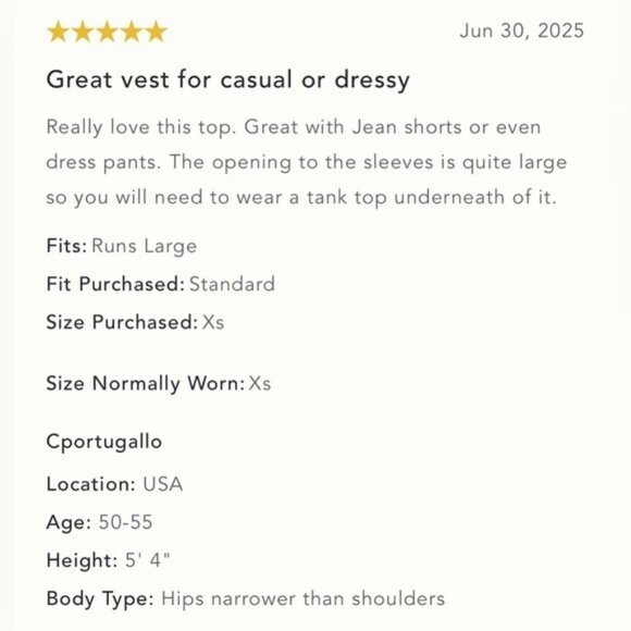 NWT Size M - Maeve Slouchy Cardigan Sweater Vest (NWT US$ 88) - Picture 16 of 16